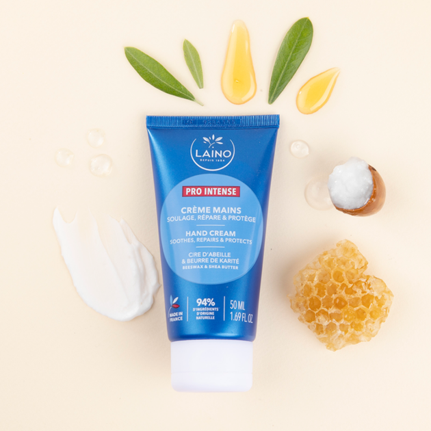 Відновлюючий крем для рук Лено Про Laino Pro Intense Hand Cream з олією Ши та бджолиним воском 50мл - зображення 2