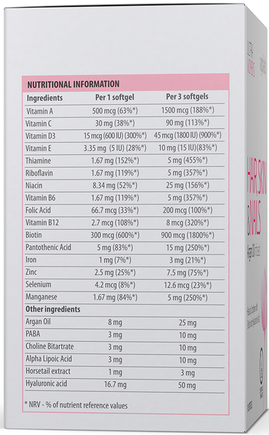 Multiwitaminy dla kobiet VPLab Ultra Women's Hair, Skin & Nails 90 kapsułek (5060730361753) - obraz 5