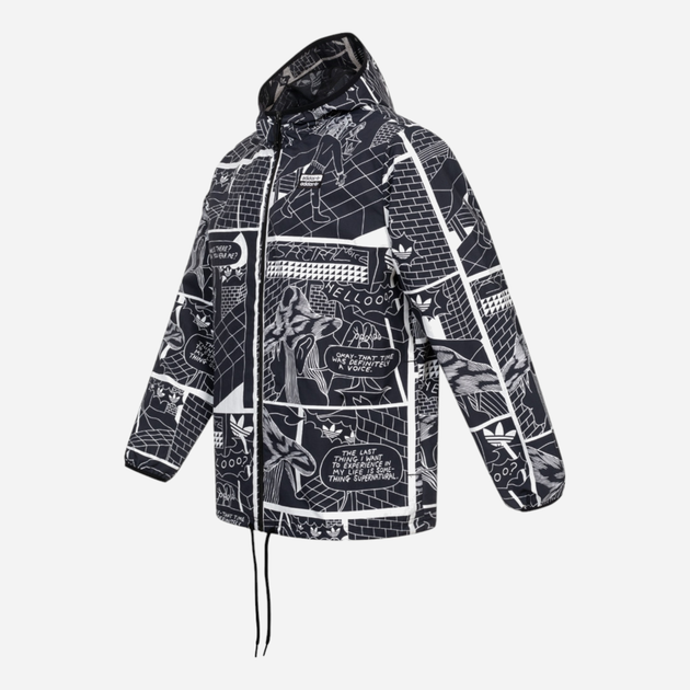 Kurtka jesienna męska Adidas Originals RYV Graphic GN3333 L Czarna (4064045663756) - obraz 6