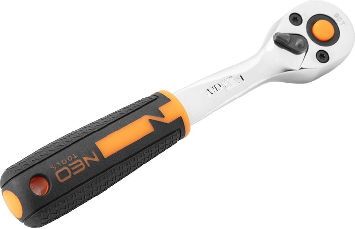 Набір інструментів Neo Tools 1/4", CrV 63 шт (10-008) (5907558466003) - зображення 9