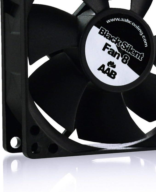 Бесшумный вентилятор AAB Cooling Black Silent Fan 8, 80 мм 3 шт - изображение 3