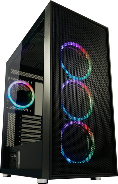 Obudowa LC-Power Gaming 802B Wanderer_X ATX Miditower Black (LC-802B-ON) - obraz 1