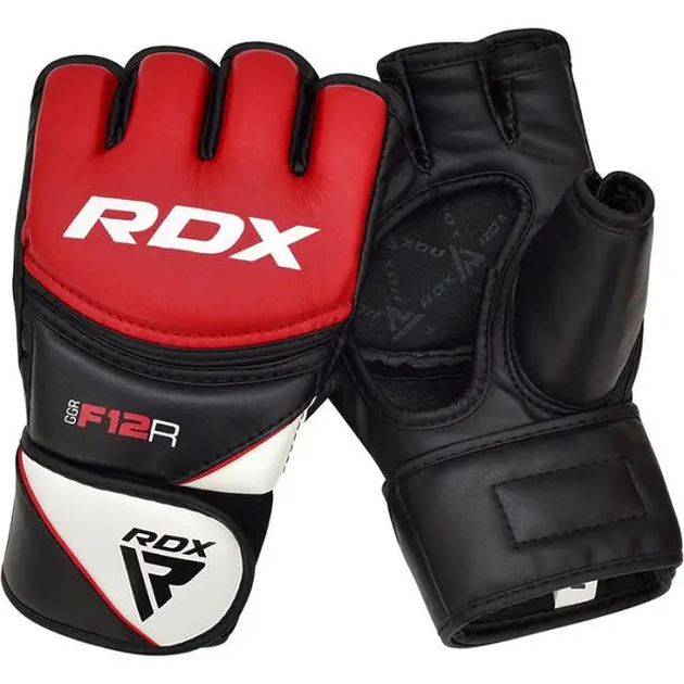 Рукавиці для ММА RDX F12 Model GGRF Red M - изображение 7