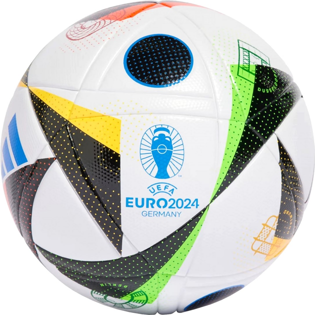 Футбольний м'яч Adidas Teamwear Euro24 Fussballliebe League IN9367 розмір №5 (4066766182103) - зображення 2