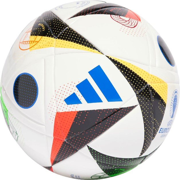 Футбольний м'яч Adidas Teamwear Euro24 Fussballliebe League J350 IN9376 розмір №5 (4067886881822) - зображення 1