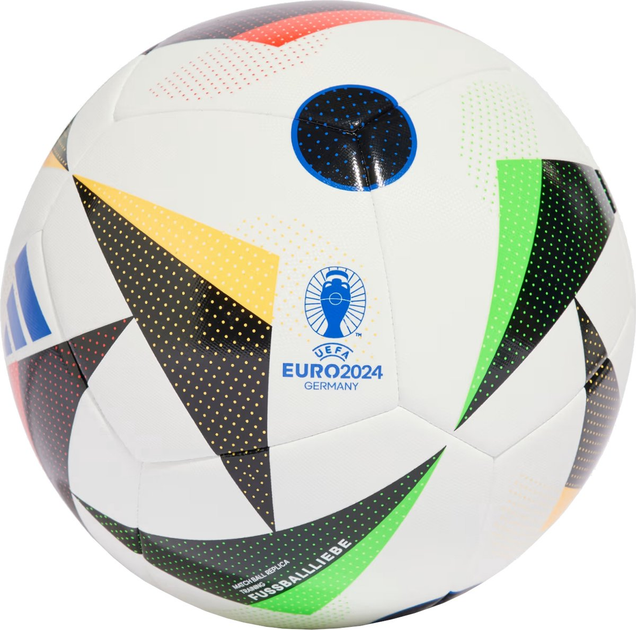 Футбольний м'яч Adidas Teamwear Euro24 Fussballliebe Training IN9366 розмір №3 (4066766185777) - зображення 2