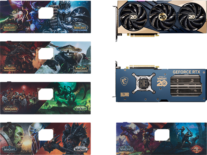 Видеокарта MSI PCI-Ex GeForce RTX 4070 Super 12G Gaming Slim World of Warcraft Edition 12GB GDDR6X (192bit) (2490/21000) (HDMI, 3 x DisplayPort) (RTX 4070 SUPER 12G GAMING SLIM World of Warcraft EDITION) - изображение 3