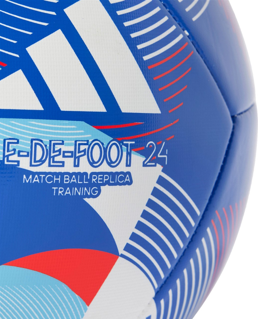 Piłka nożna Adidas Teamwear Olympic 24 Training IW6330 rozmiar №5 Niebieska (4067896825823) - obraz 4