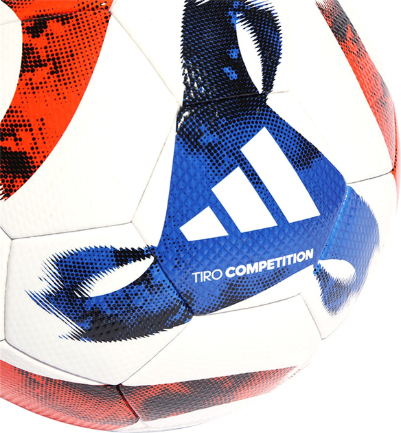 Футбольний м'яч Adidas Teamwear Tiro Competition HT2426 розмір №5 Біло-синьо-червоний (4065432812931) - зображення 2