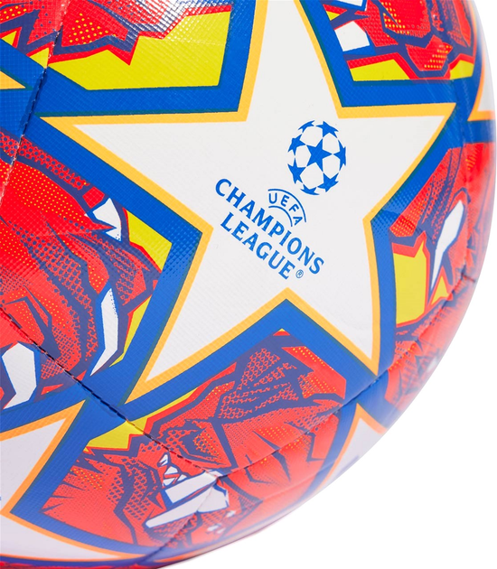Футбольний м'яч Adidas Teamwear UCL Training IN9332 розмір №4 Біло-червоний (4067886885691) - зображення 3
