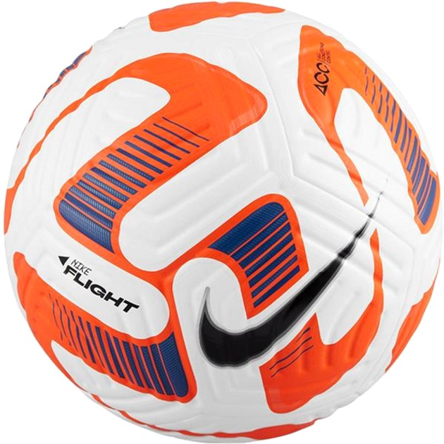 Футбольний м'яч Nike Team Flight Soccer DN3595 100 розмір №3 Біло-помаранчевий (0195870892531) - зображення 1