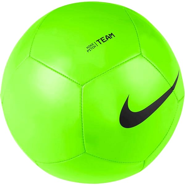 Футбольний м'яч Nike Team Pitch DH9796 310 розмір №5 Зелений (0194954829708) - зображення 1