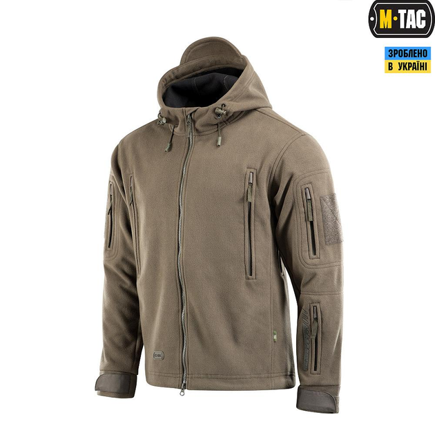 Тактическая куртка M-Tac флисовая Windblock Division Gen.II Dark Olive олива XS - изображение 1