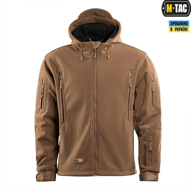 Тактическая куртка M-Tac флисовая Windblock Division Gen.II Coyote Brown койот XL - изображение 2