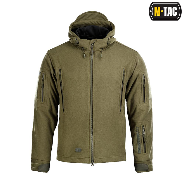 Тактическая куртка M-Tac флисовая Windblock Division Gen.II Army Olive олива XL - изображение 2