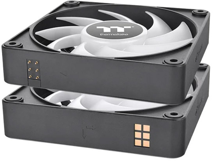 Wentylator Thermaltake CT120 EX ARGB Sync PC Cooling Fan 3-Fan Pack Black (CL-F181-PL12SW-A) - obraz 3