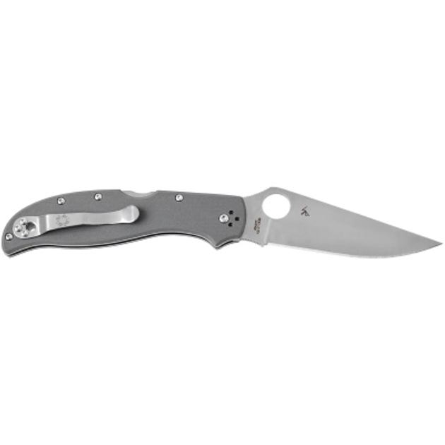 Ніж Spyderco Strech 2 XL Cru-Wear Grey (C258GPGYCW) - зображення 2