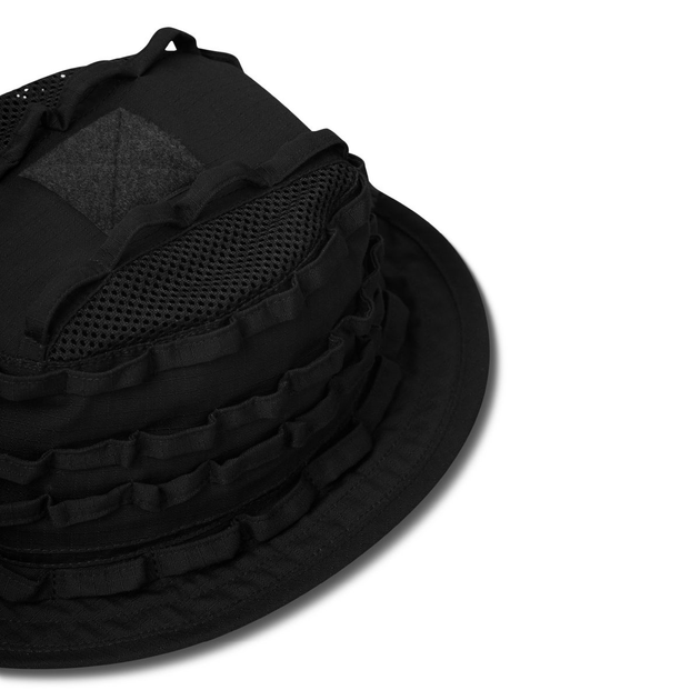 Тактичний капелюх Scout Ukrarmor Hat. Rip-Stop. Колір Black (Чорний) S/M - зображення 2