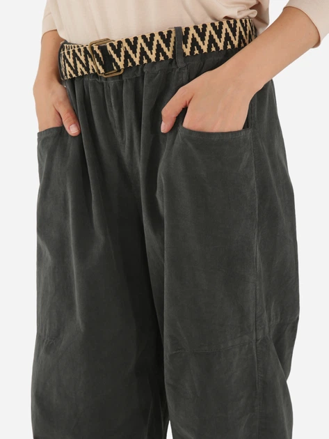 Spodnie joggery damskie Unisono 114-2192 S Szare (5906140617311) - obraz 4