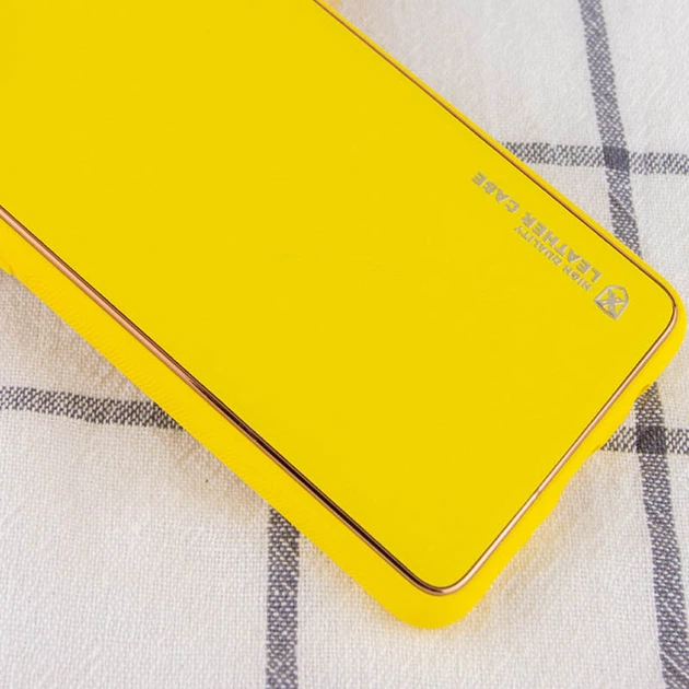 Кожаный чехол Xshield для Samsung Galaxy S24 (Желтый / Yellow) (184663) - изображение 4