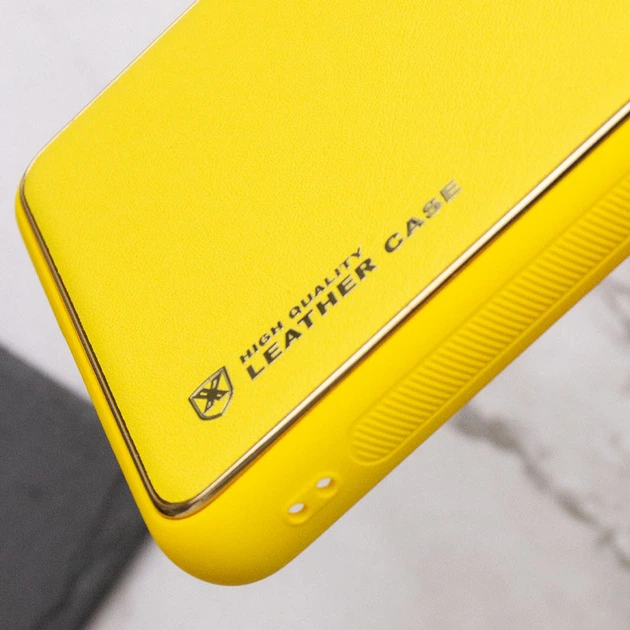 Чехол Epik Xshield кожаный для Samsung Galaxy A34 5G Желтый / Yellow - изображение 3