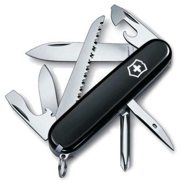 Нож Victorinox Hiker 91 мм Чорний (1.4613.3) - изображение 1