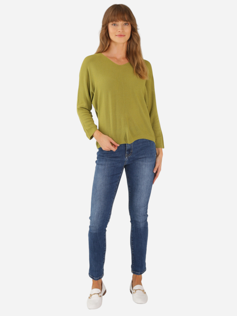 Джемпер жіночий Unisono 29-2055 Olio1173 One Size Хакі (5906140595718) - зображення 3
