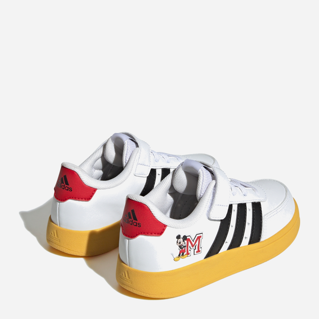 Sneakersy dziecięce dla dziewczynki adidas Breaknet Mickey EL IG7163 32 Białe (4066755607242) - obraz 4