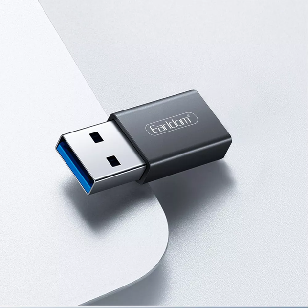 Переходник USB 3.1 to USB - C Earldom ET-TC07 (050i) - Фото 4 Переходник USB 3.1 to USB - C Earldom ET-TC07 (050i) - изображение 4