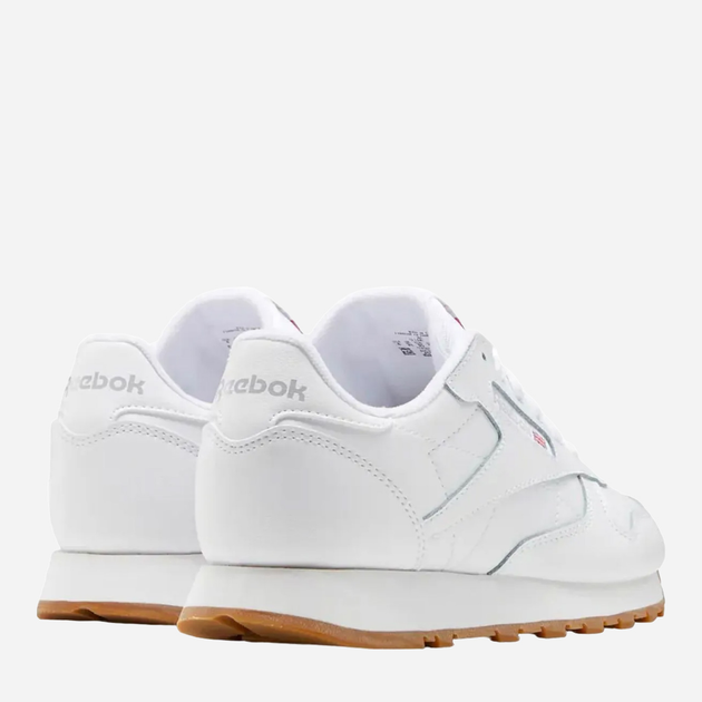 Buty sportowe damskie Reebok Classic Leather 100010472 36.5 Białe (4065422063718) - obraz 3