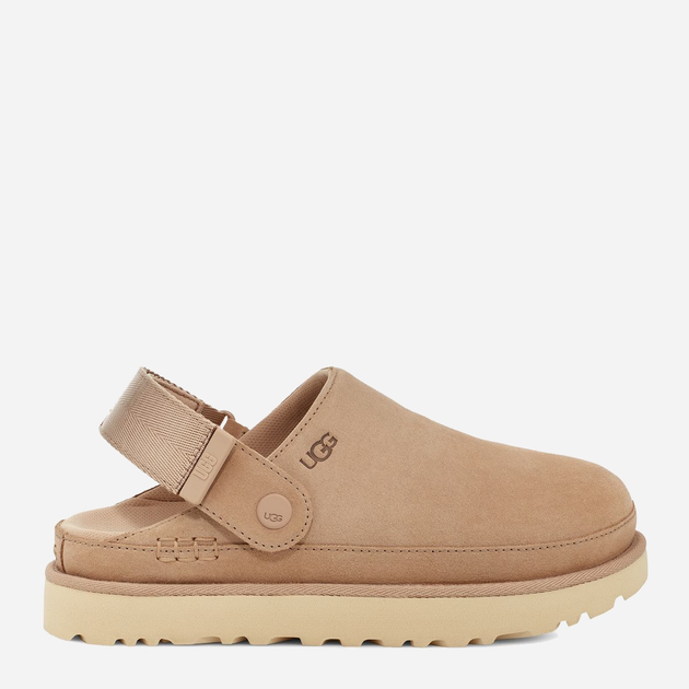 Chodaki damskie na platformie UGG Goldenstar Clog W 1138252-DRIFTWOOD 38 Beżowe (196565262721) - obraz 1