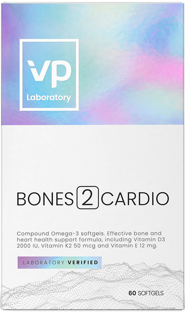 Suplement diety VP Laboratorium Bones2Cardio 60 kapsułek (5060730362194) - obraz 1