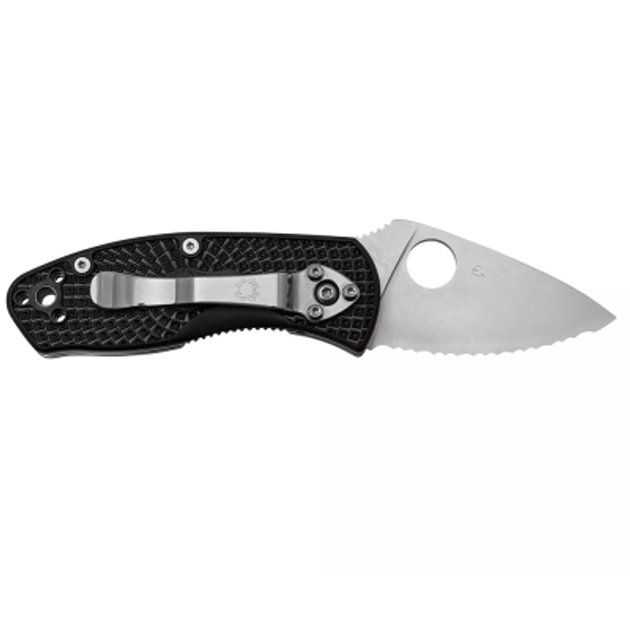 Ніж Spyderco Ambitious Serrated Black (C148SBK) - зображення 2