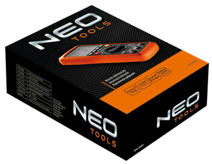 Мультиметр NEO Tools цифровий 94-001 (5907558409154) - зображення 3