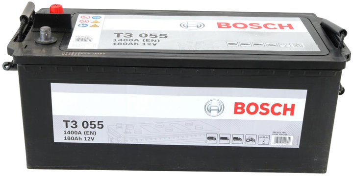 Аккумуляторная батарея Bosh 180 А/час 1400 A L+ B00 513 x 222 x 223 мм (0 092 T30 550) - изображение 1