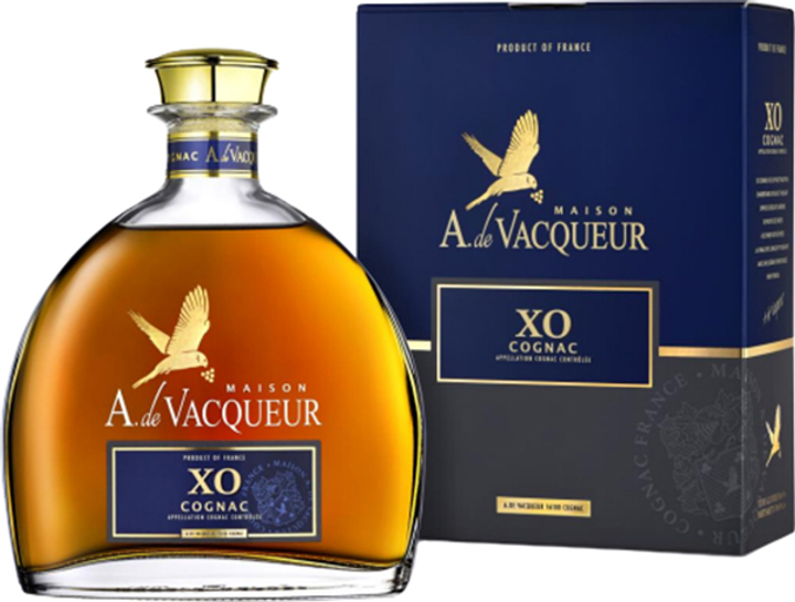 Коньяк Maison A. de Vacqueur Cognac XO 10 лет выдержки 0.7 л 40% в подарочной упаковке (3760305860217) - изображение 1