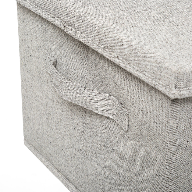 Koszyk do przechowywania 5five Simply Smart Orga Szary 50x31x25 cm (3560237598581) - obraz 6