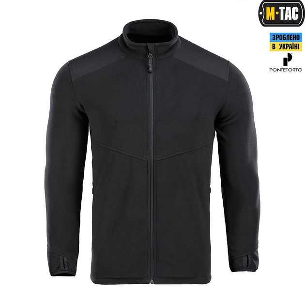 Тактична кофта M-Tac Legatus Microfleece Black 2XL - зображення 2