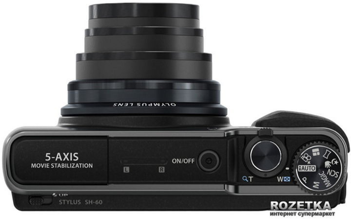 OLYMPUS - デジカメ　【OLYMPUS STYLUS sh-60】 Фотоаппарат Olympus SH-60 Black купить на ROZETKA | Отличная