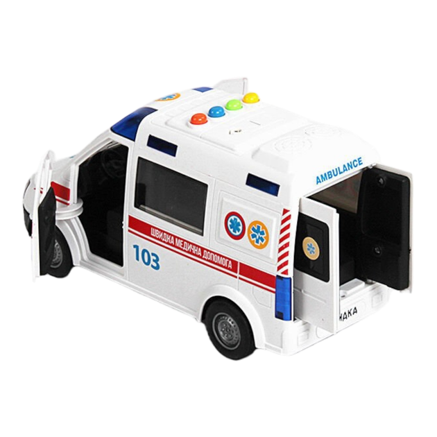 Машина TK Union Group Авто Експерт Швидка допомога 89091 (36), українське озвучування, інерція, в коробці - зображення 2