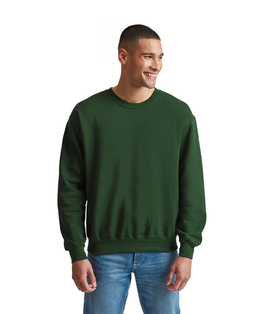 Свитшот мужской Fruit of the Loom Classic set-in sweat L Темно-зеленый (062202038L) - изображение 2