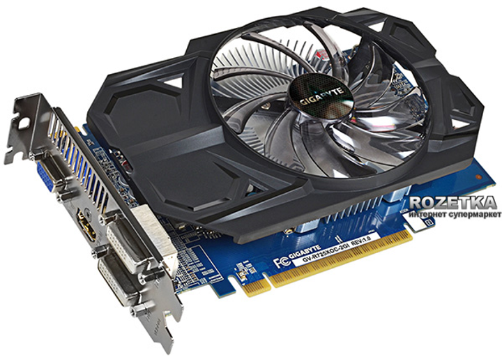 Видеокарта Gigabyte PCI-Ex Radeon R7 250X 2048MB GDDR5 (128bit) (1020/ ...