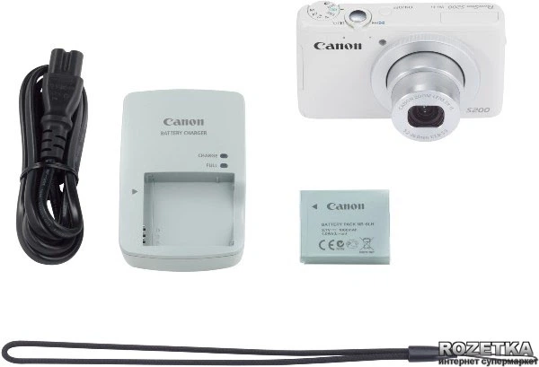 Фотоаппарат Canon PowerShot S200 UKK White купить на ROZETKA