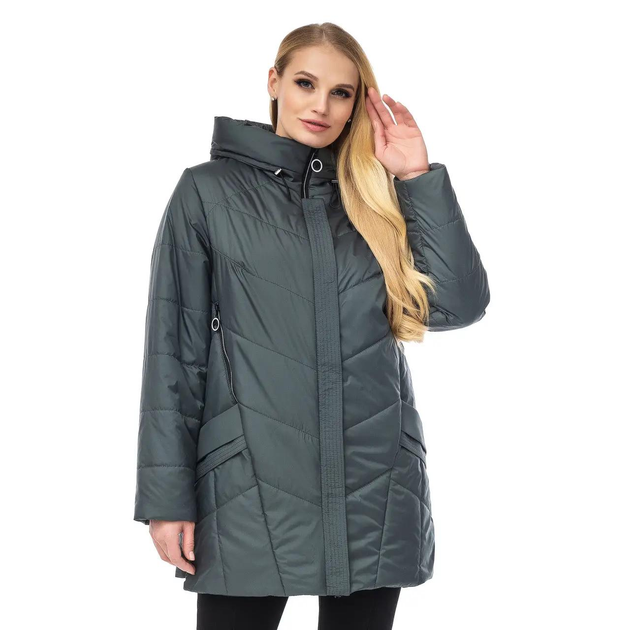 Женская куртка демисезонная большого размера UF-fashion ЛРД-124 60 ...