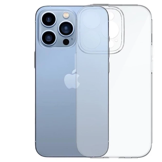Силиконовый чехол для iPhone 14 Pro Baseus Simple Series прозрачный (ARAJ000702) - Фото 1 Силиконовый чехол для iPhone 14 Pro Baseus Simple Series прозрачный (ARAJ000702) - изображение 1