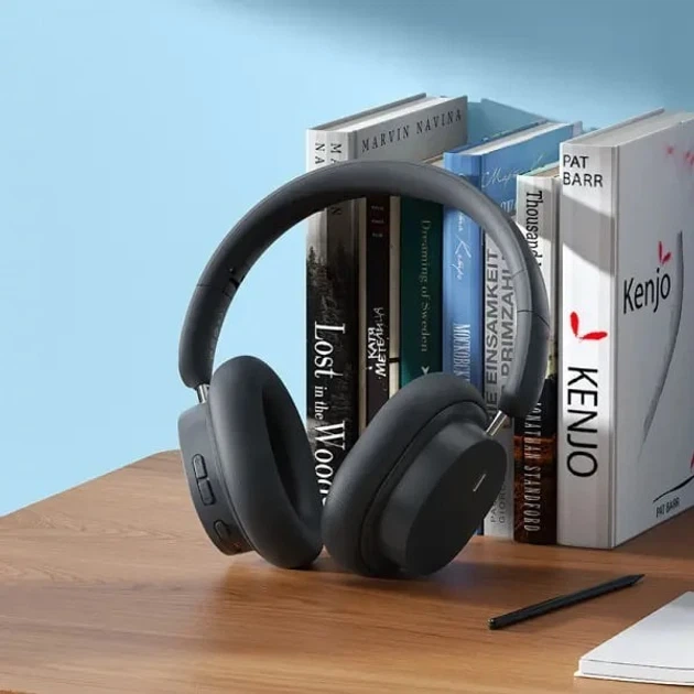 Беспроводные накладные Bluetooth наушники Baseus Bowie D05 Grey (NGTD020213) - изображение 7