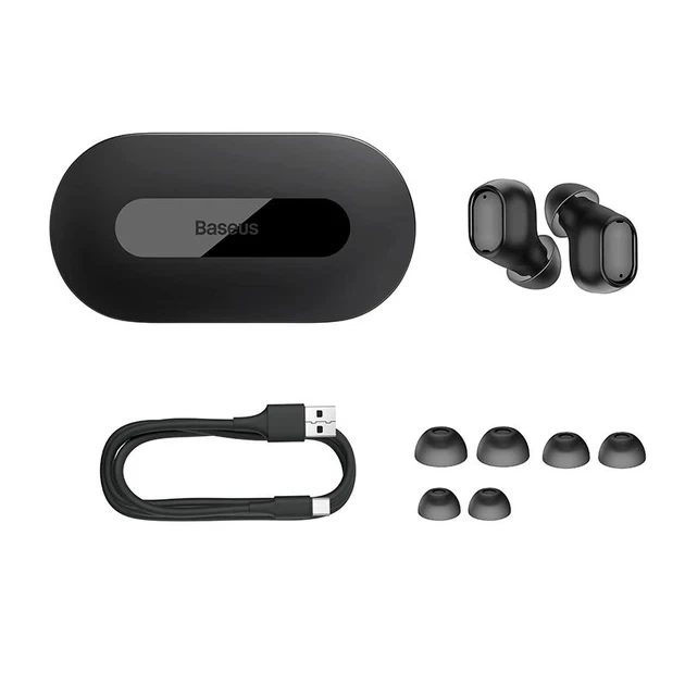 Беспроводные Bluetooth наушники Baseus Bowie EZ10 Black (A00054300116-Z1) - Фото 8 Беспроводные Bluetooth наушники Baseus Bowie EZ10 Black (A00054300116-Z1) - изображение 8