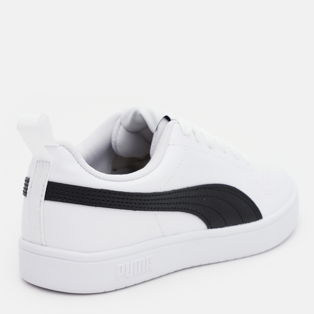 Підліткові кеди для хлопчика Puma Rickie JR 38431103 37 Білі з чорним (4064536267746) - зображення 4