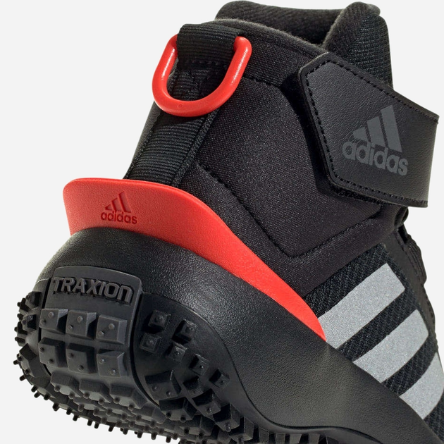 Дитячі кросівки для хлопчика adidas Fortatrial EL K IG7263 31 Чорні (4066756043629) - зображення 12