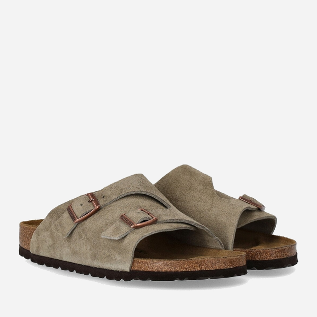 Чоловічі шльопанці Birkenstock Zurich VL 50463 43 Бежеві (4013871014171) - зображення 2